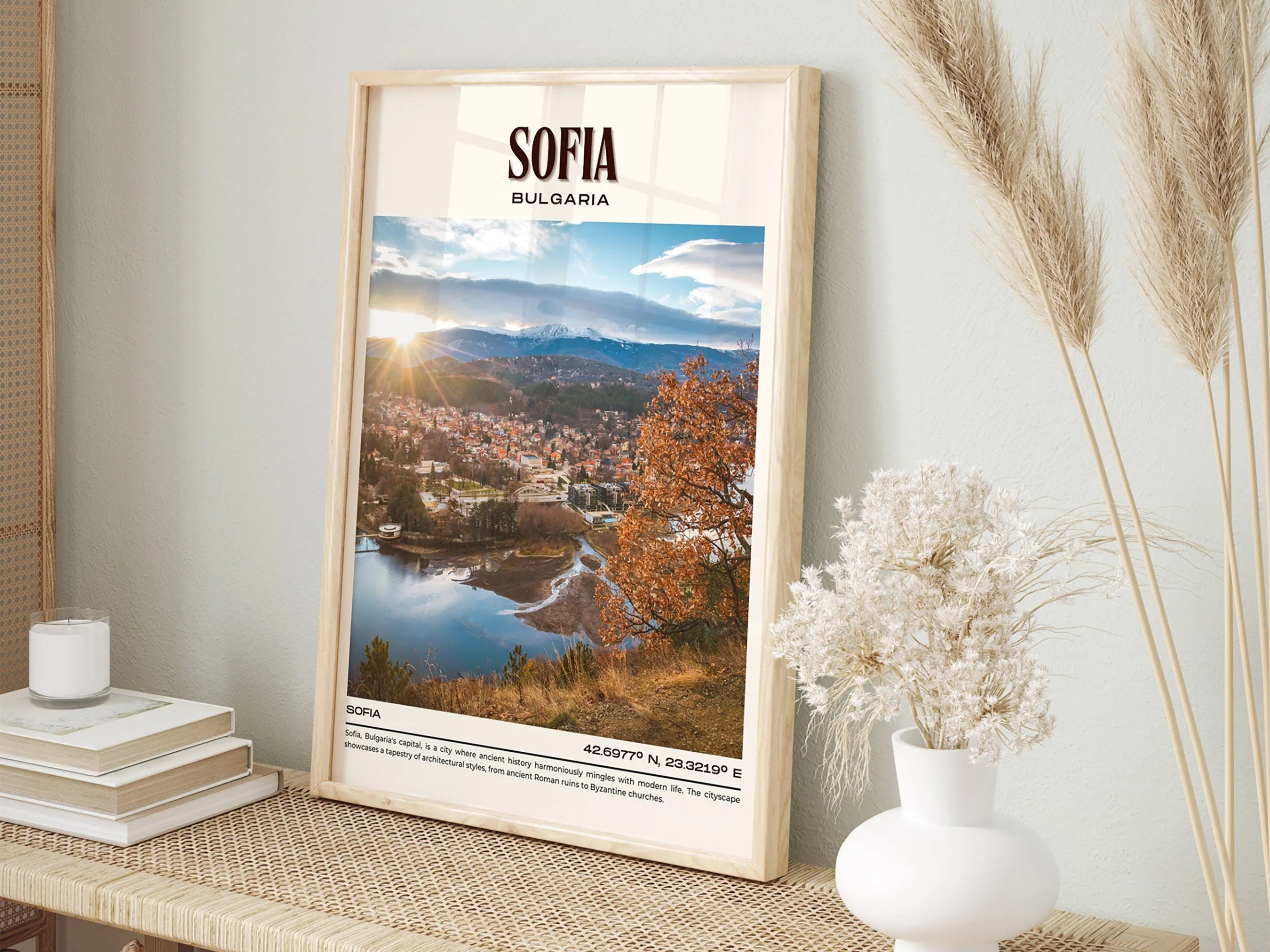 Sofia Vintage Wall Art, Bulgaria