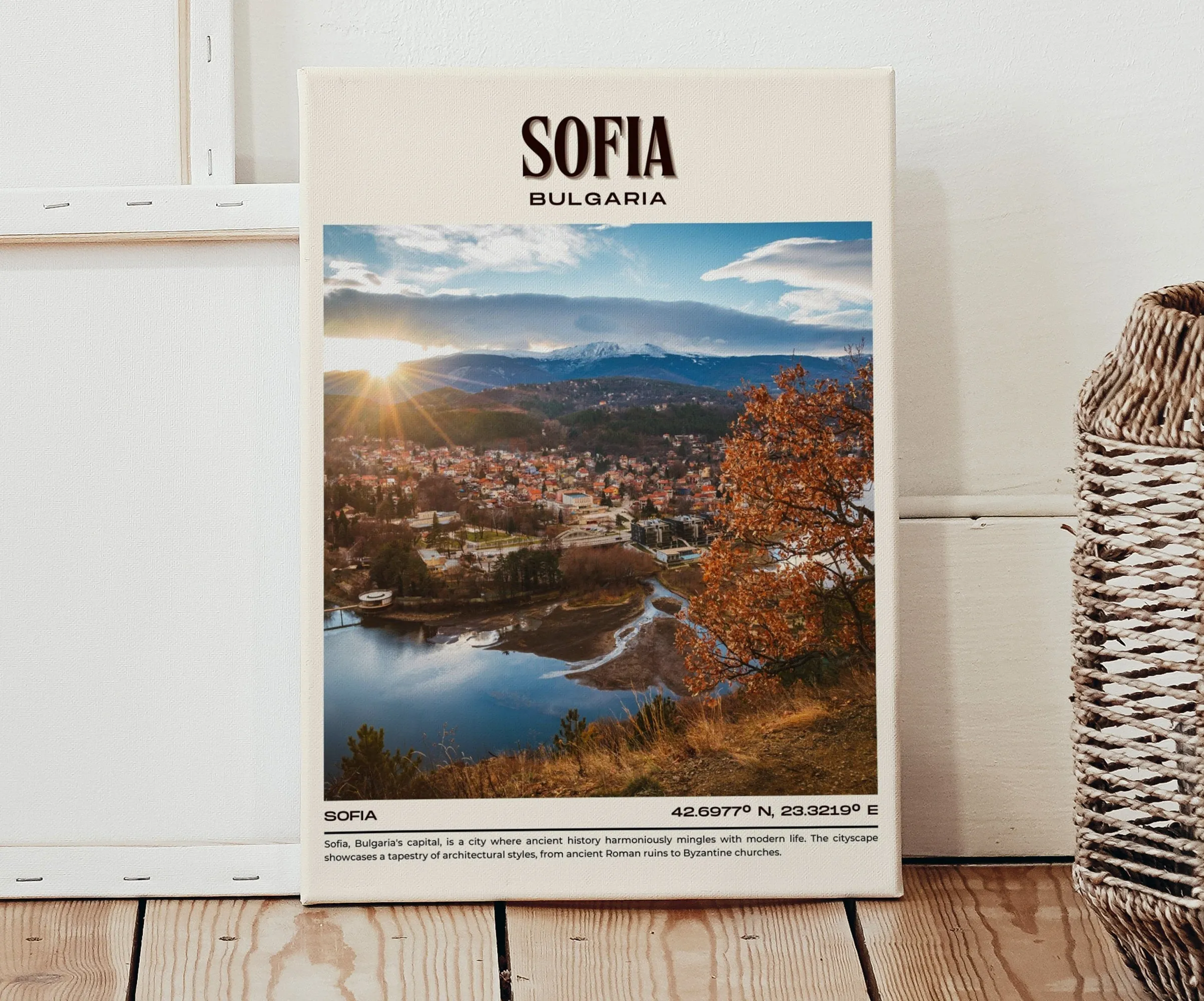 Sofia Vintage Wall Art, Bulgaria
