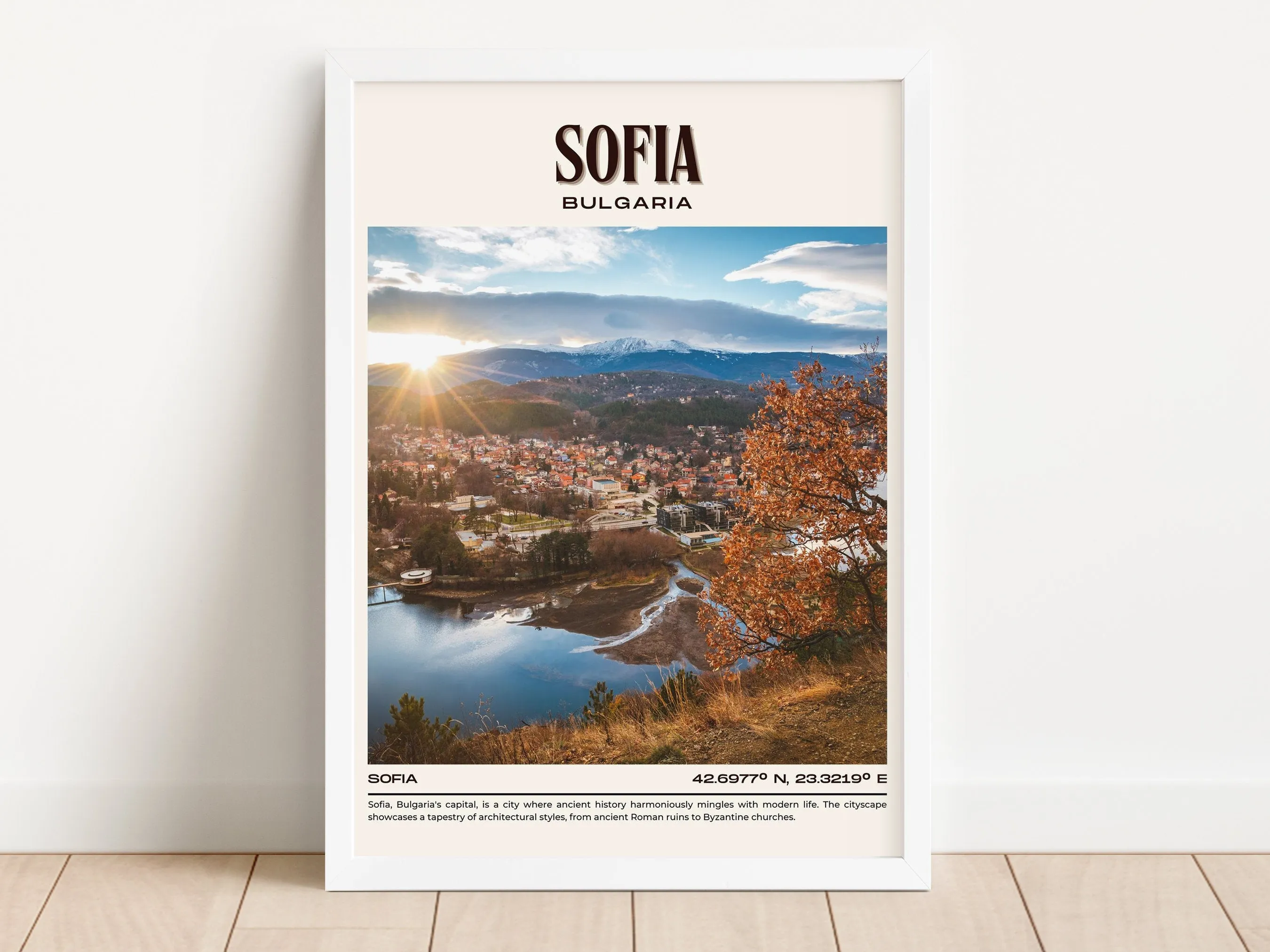 Sofia Vintage Wall Art, Bulgaria