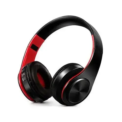 Soft Leather Wireless Stereo Headset Over Ear Stereo