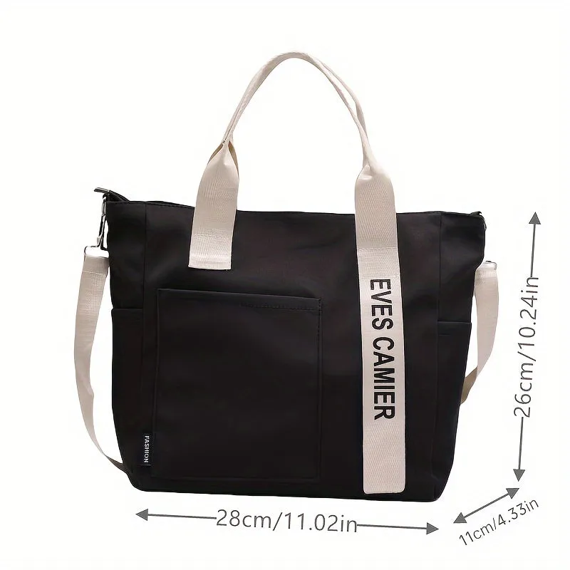 Sophie | Canvas Shoulder Bag with Multiple Pockets