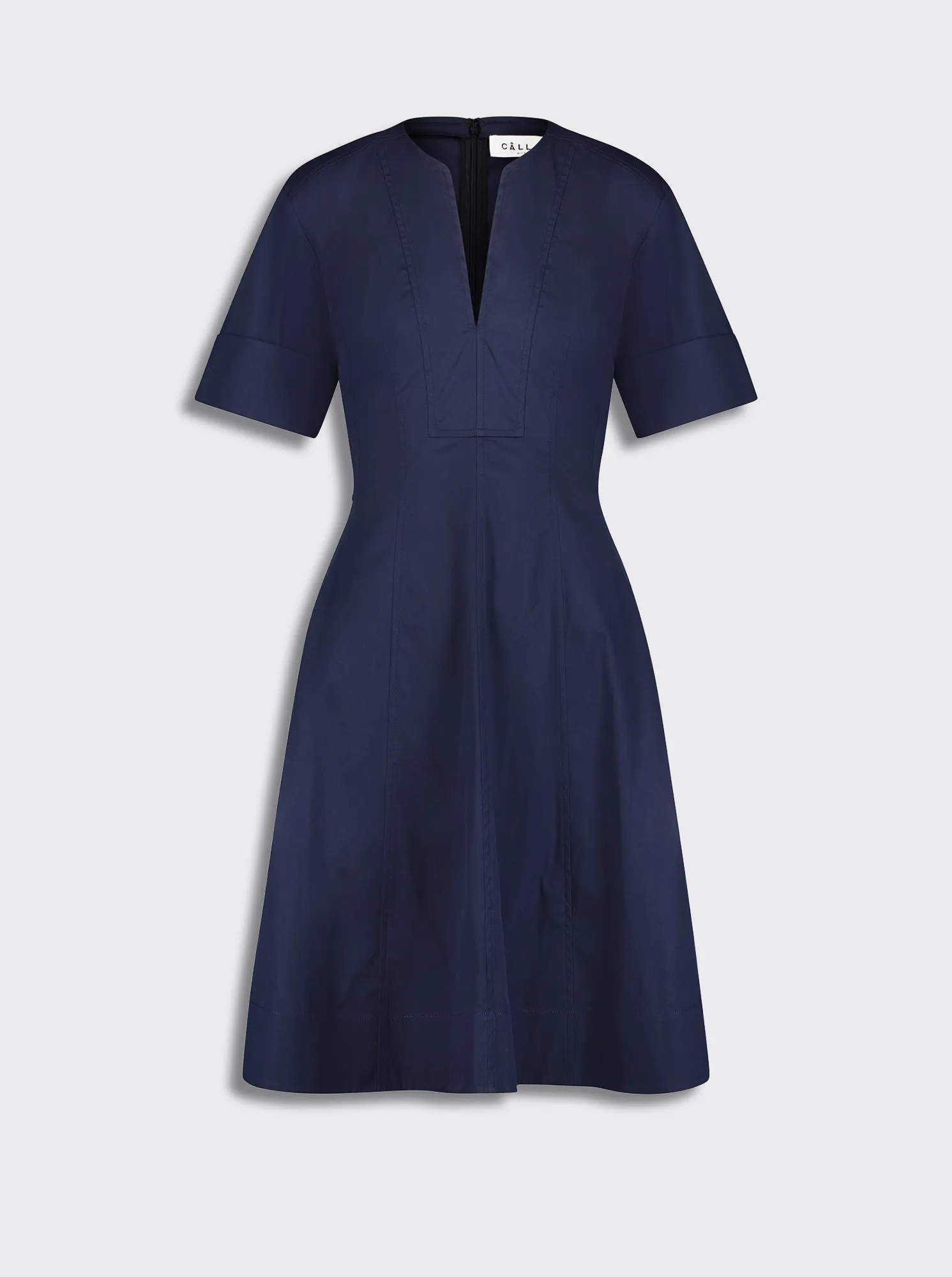 SORA Flared dress Navy