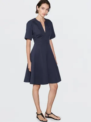 SORA Flared dress Navy