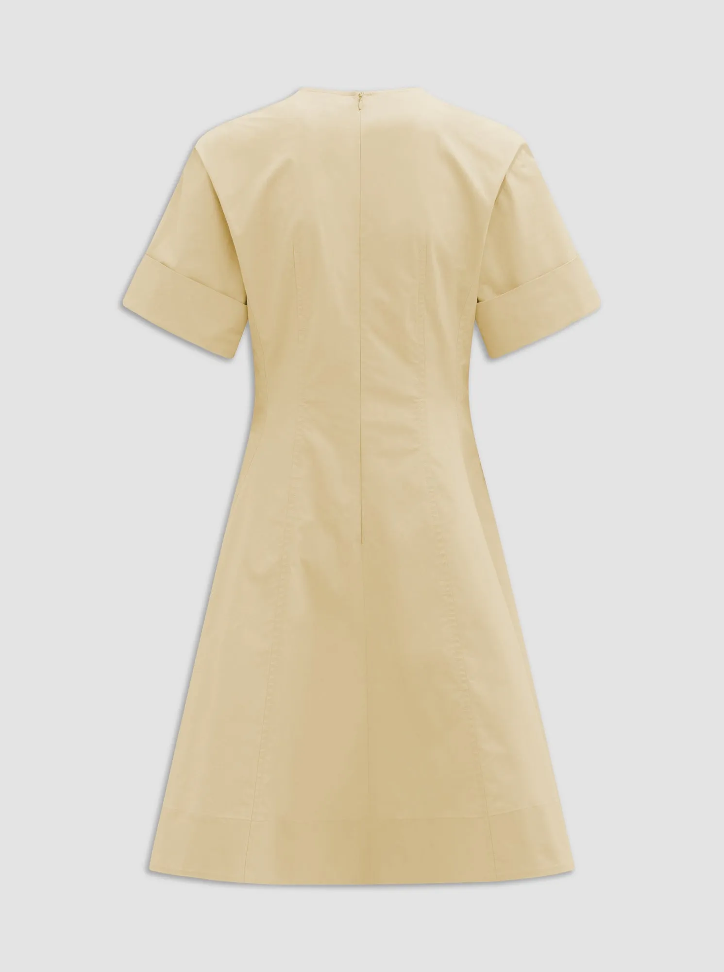 SORA Flared dress Yellow
