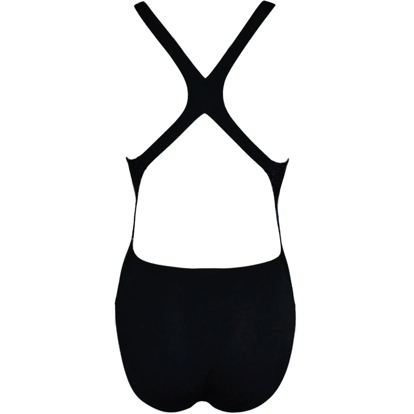 Speedo Digital Placement Powerback Womens Swimsuit - Black