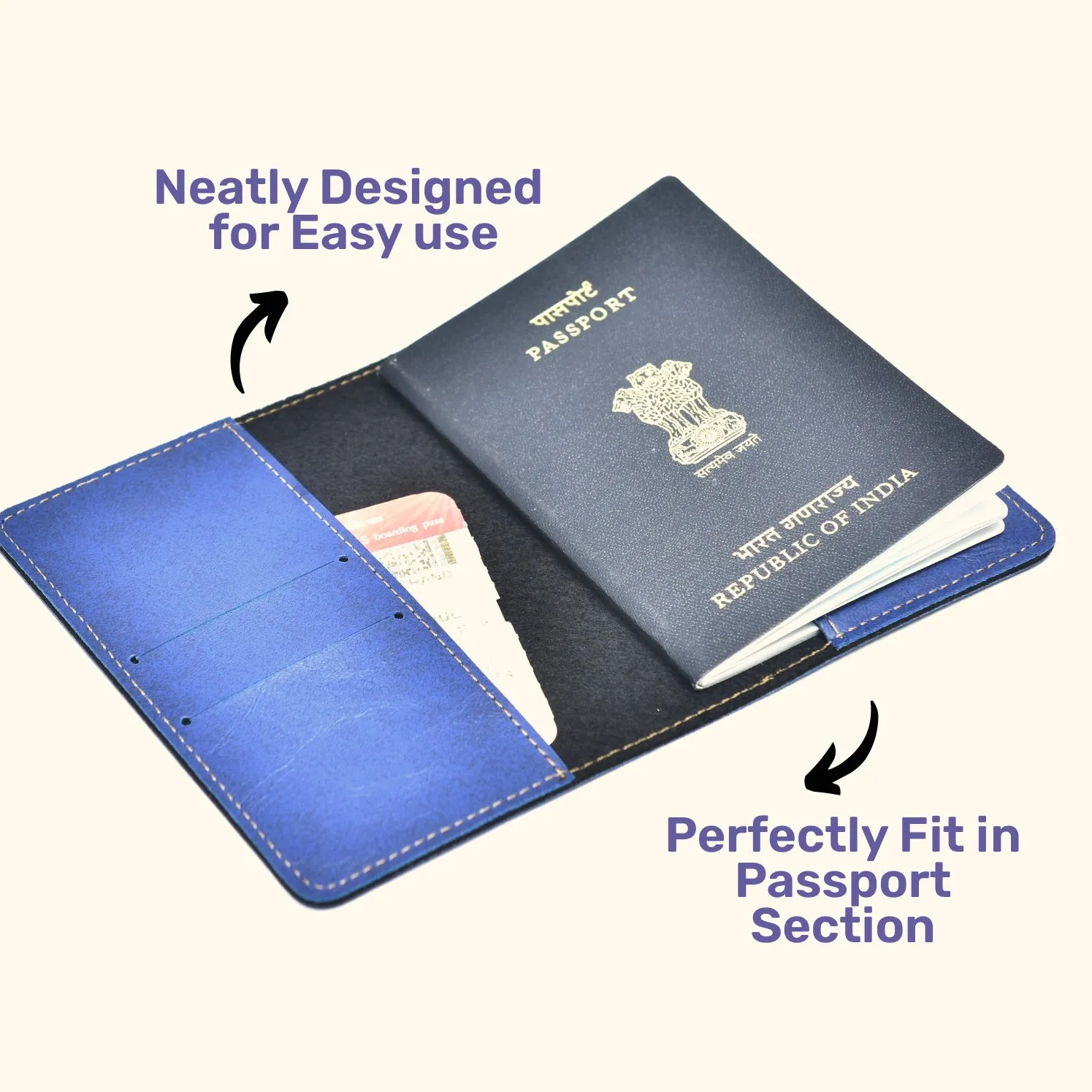 Spiderman Print Personalised Nexon Passport Cover - Blue