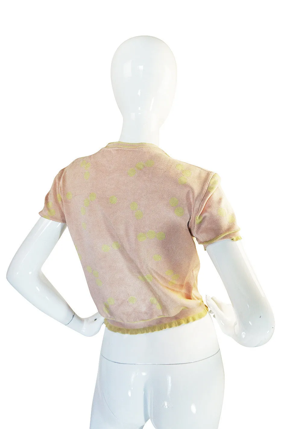 Spring 1991 Pink Dot Alaia Top