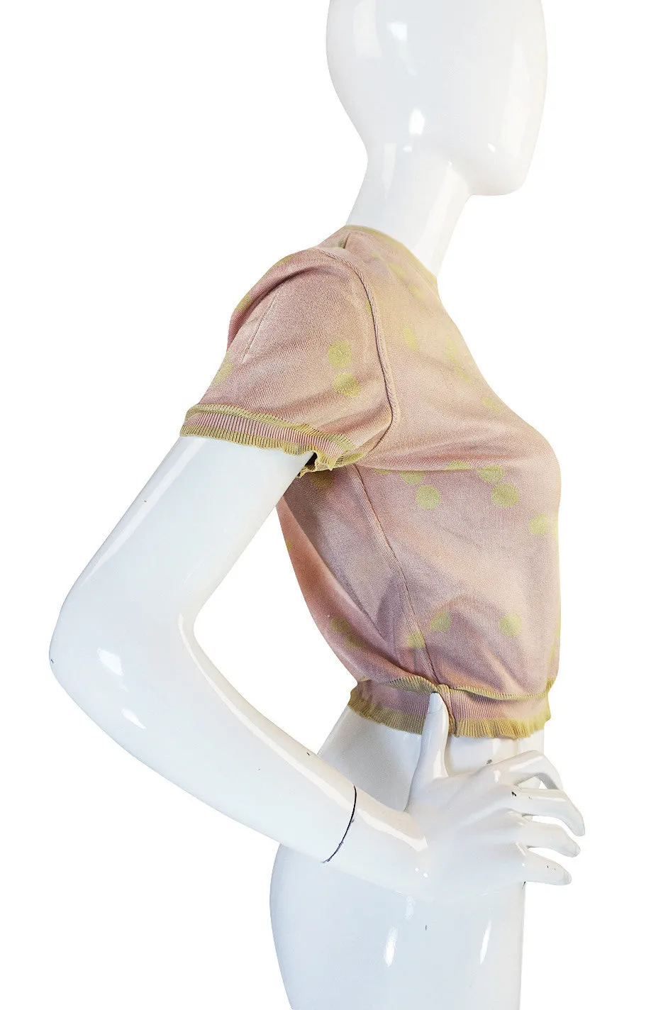 Spring 1991 Pink Dot Alaia Top