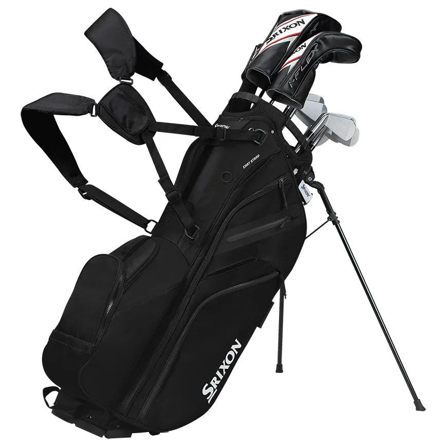 Srixon S3 Signature Series Golf Stand Bag - Black/Black