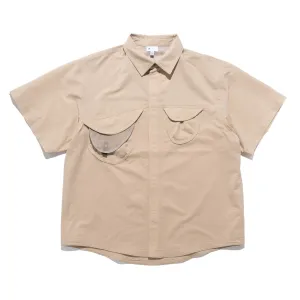 S/S Asymmetric Camp Shirt Silica GZ55103