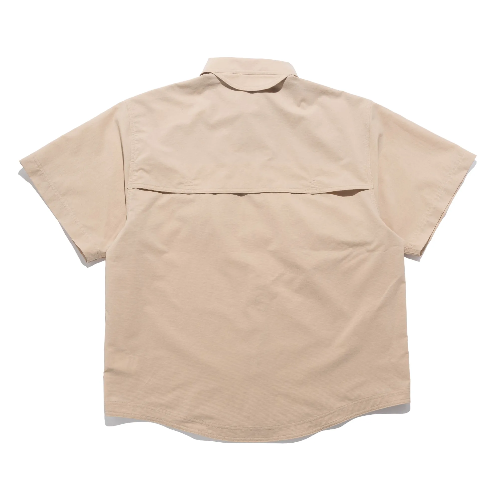 S/S Asymmetric Camp Shirt Silica GZ55103