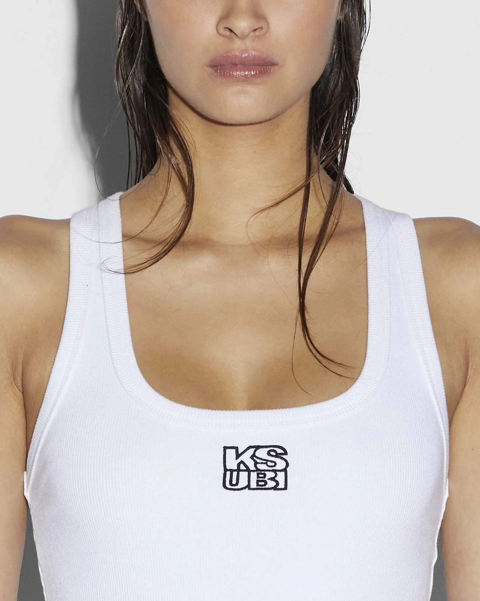 Stacked Origin Tank | White