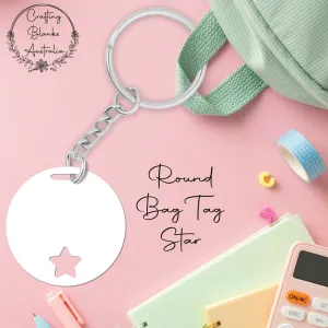 Star • Blank Bag Tag • 65mm