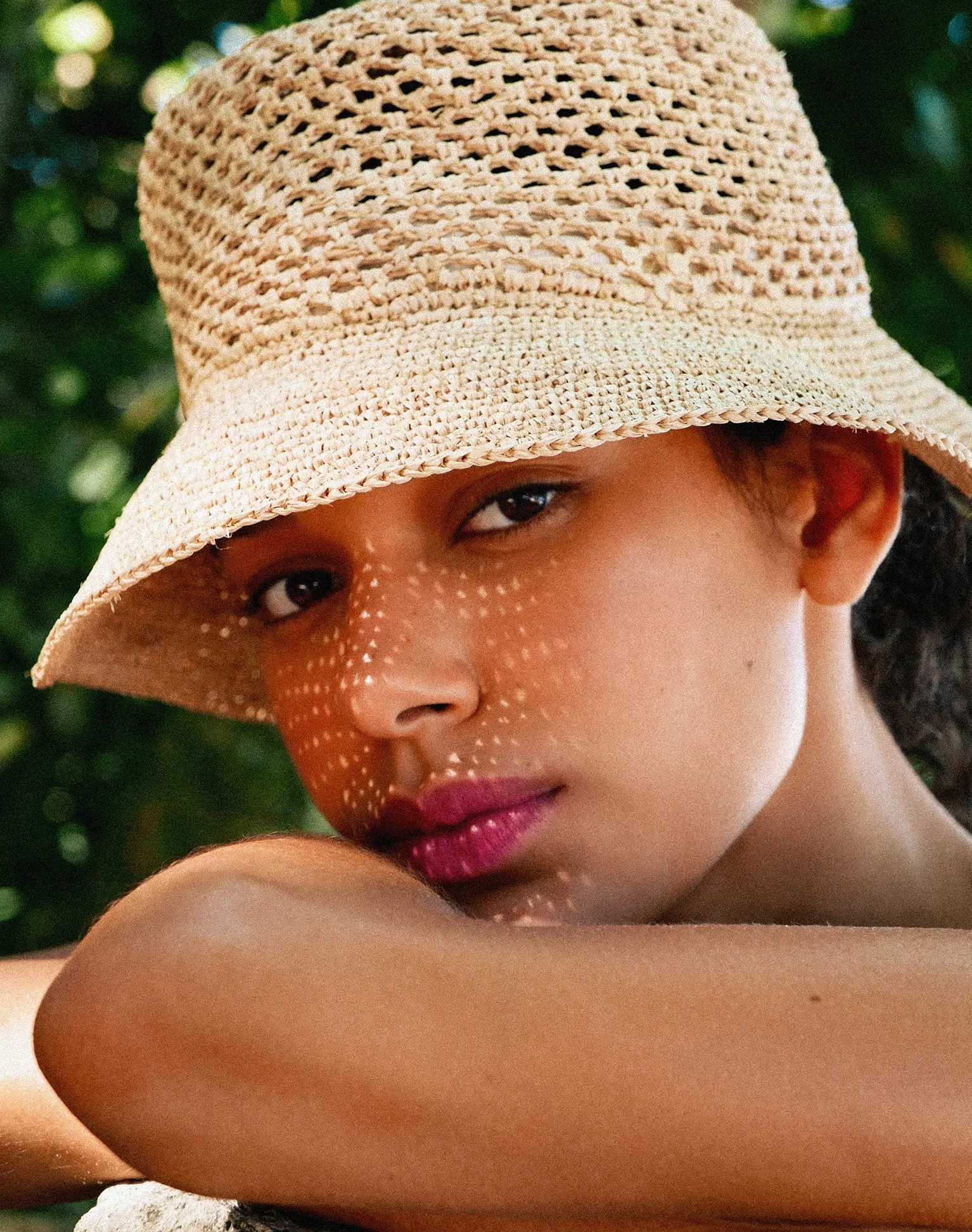 Star Bucket Hat - Natural