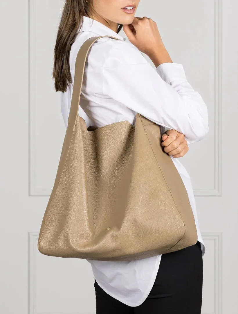 Stevie Slouch Tote - Hazelnut