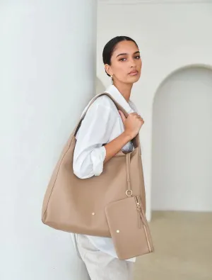 Stevie Slouch Tote - Hazelnut