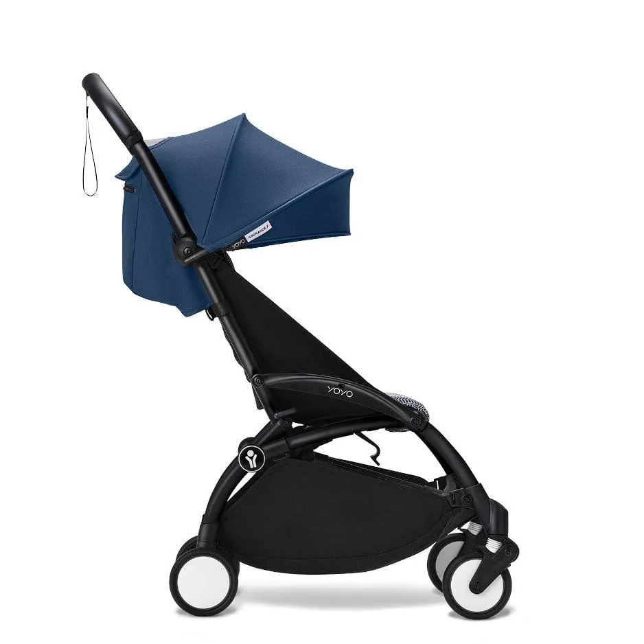 Stokke® YOYO³ Stroller from 6 months - Black/Air France Blue