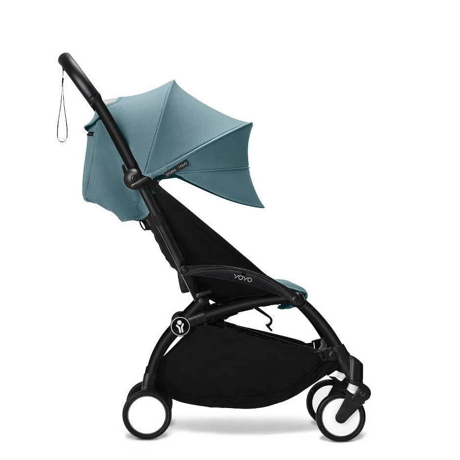 Stokke® YOYO³ Stroller from 6 months - Black/Aqua