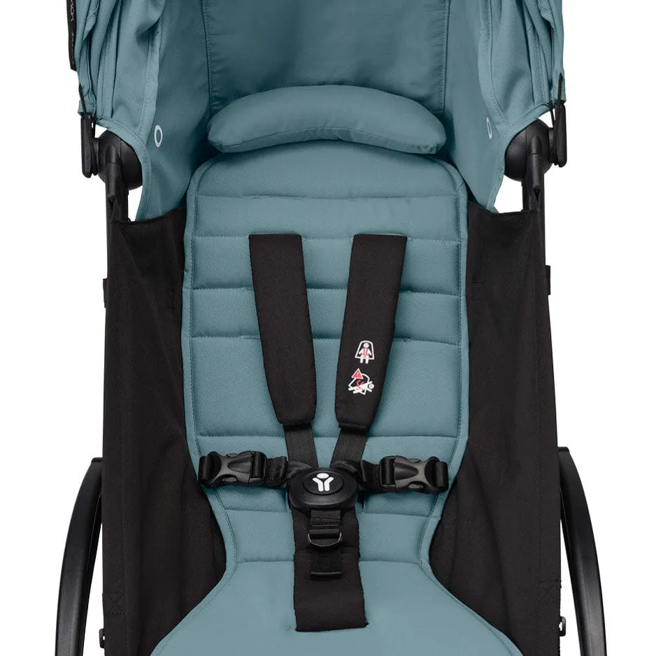 Stokke® YOYO³ Stroller from 6 months - Black/Aqua