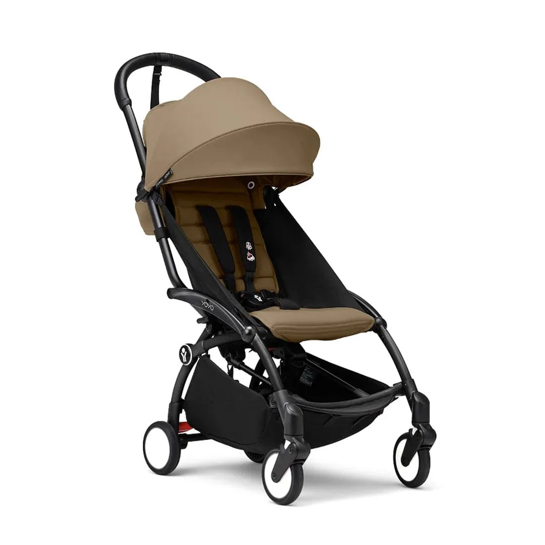 Stokke® YOYO³ Stroller from 6 months - Black/Toffee