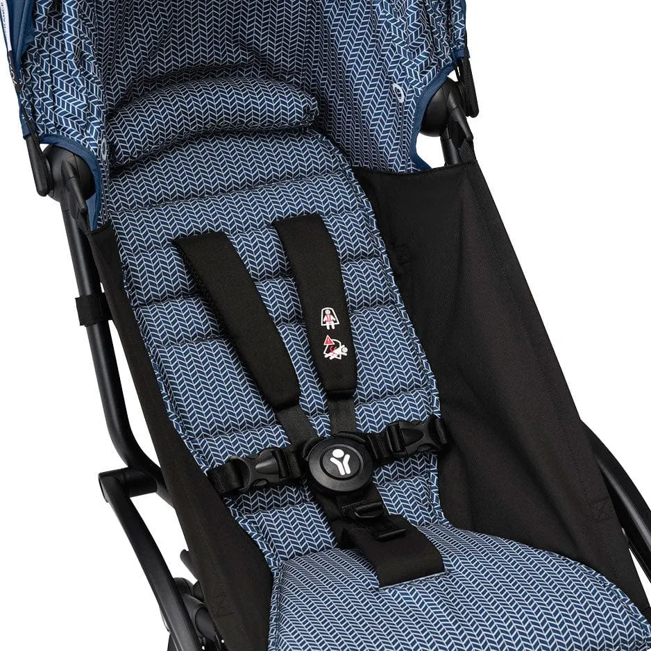 Stokke® YOYO³ Stroller from 6 months - White/Air France Blue