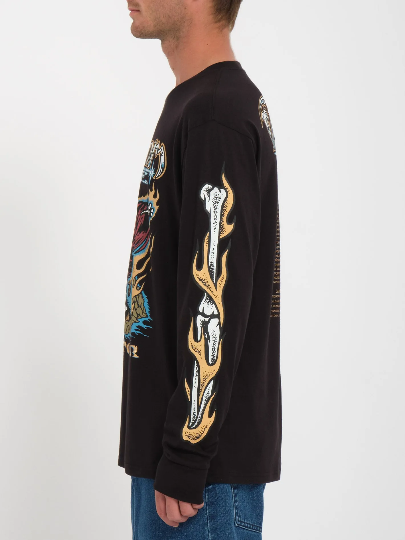 Stone Ghost T-shirt - BLACK