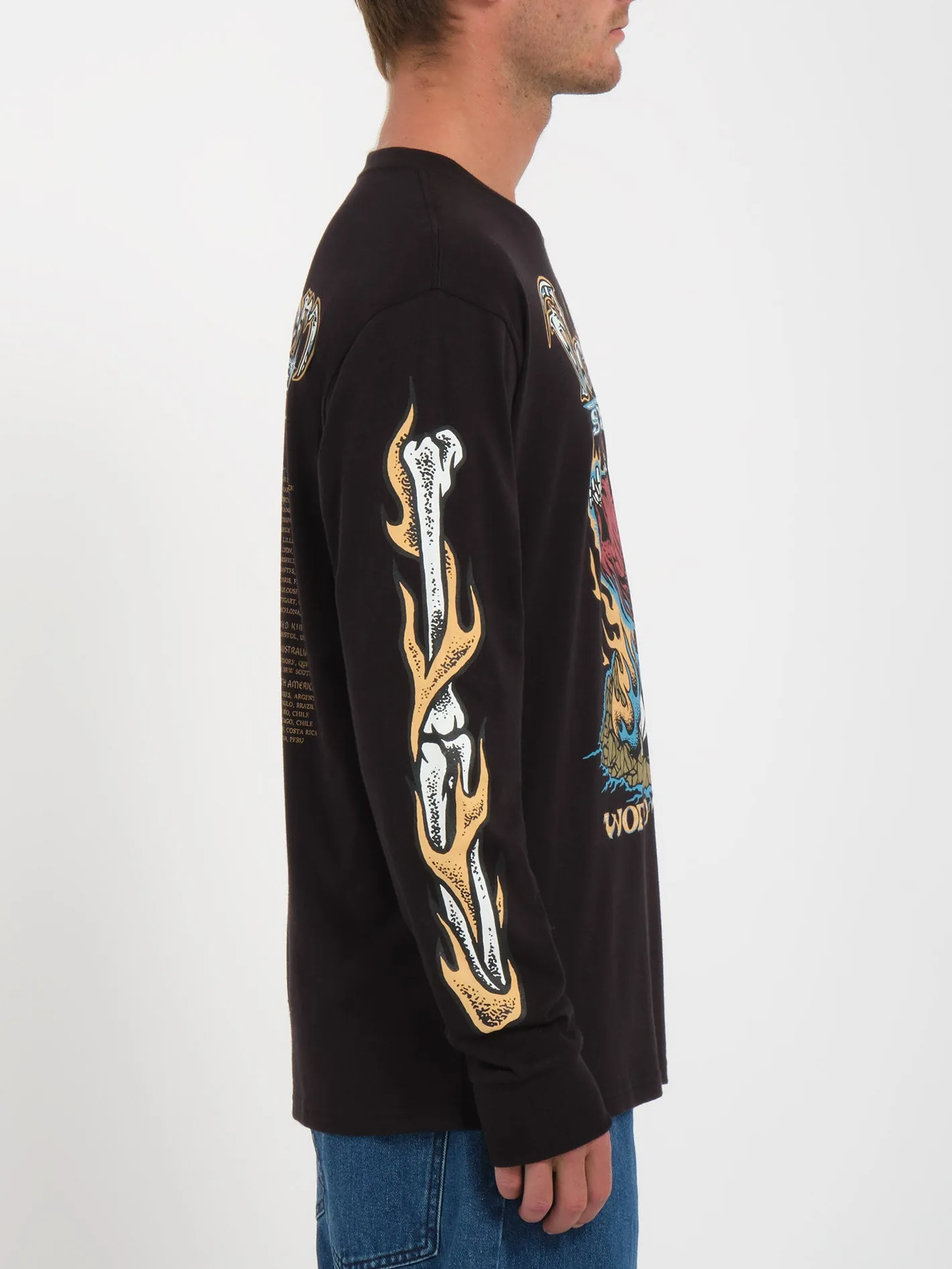 Stone Ghost T-shirt - BLACK