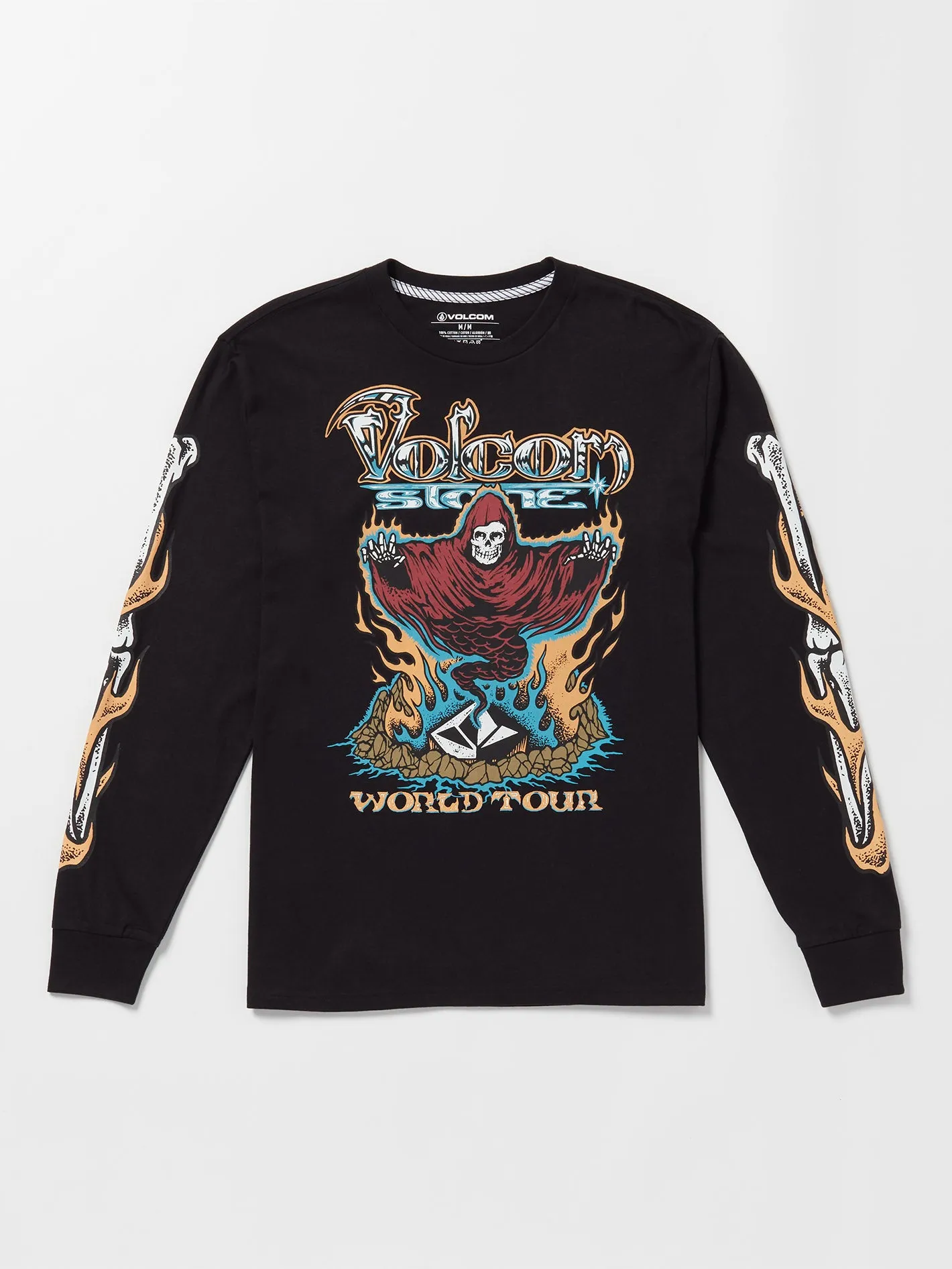 Stone Ghost T-shirt - BLACK