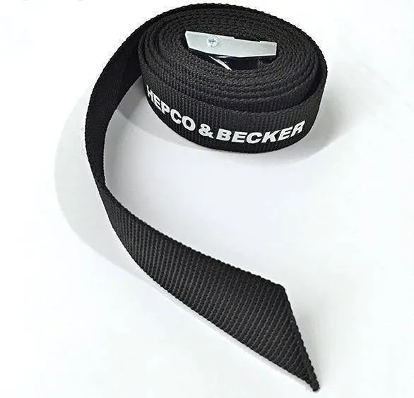 Straps 1.8M with Metal Buckle - pair (black)
