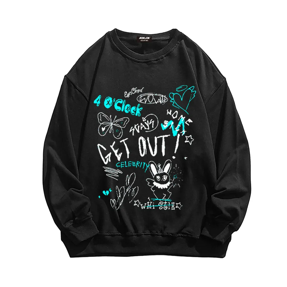 Street personality graffiti Sweatshirt
