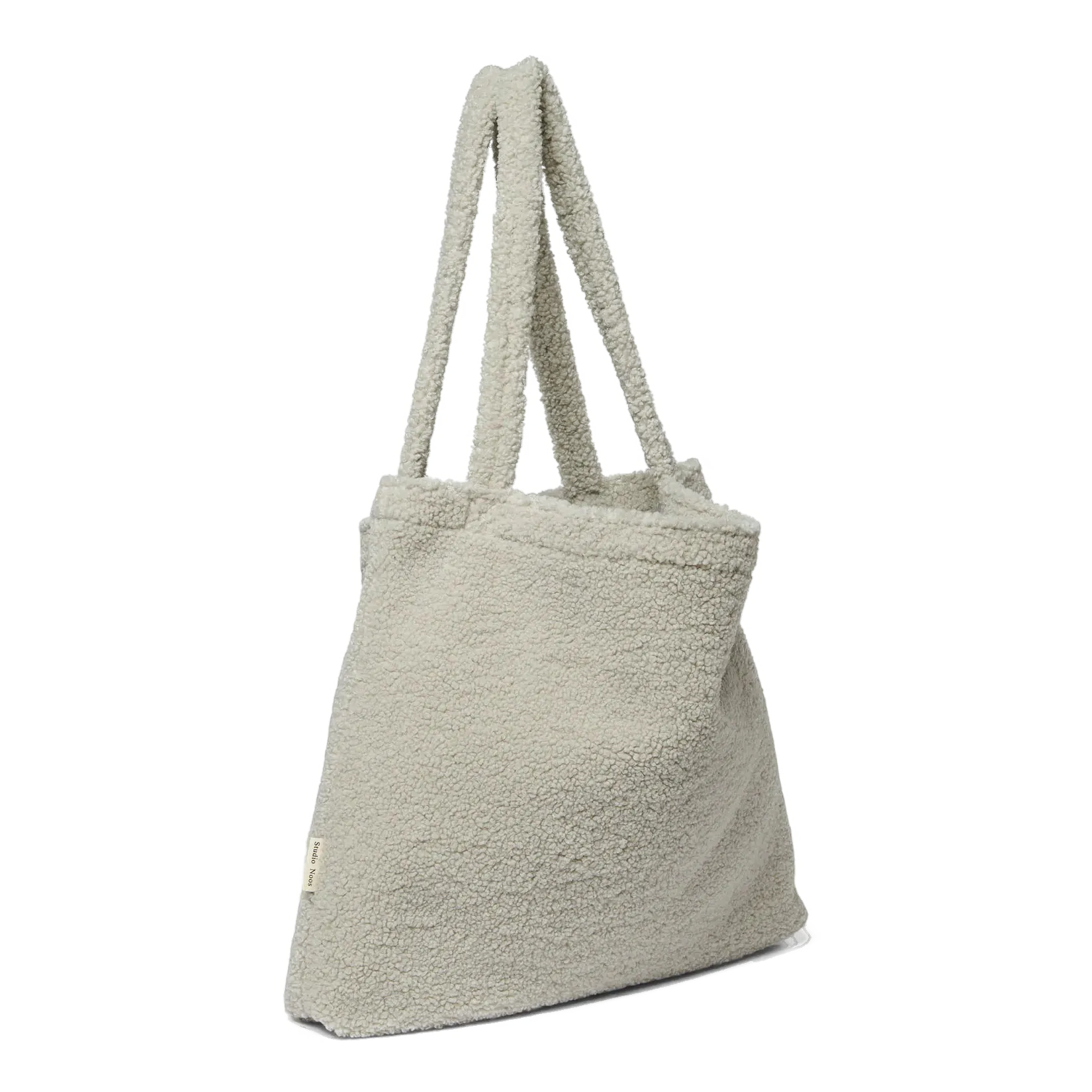Studio Noos Oversize Mama Stroller Bag (Light Grey Teddy)