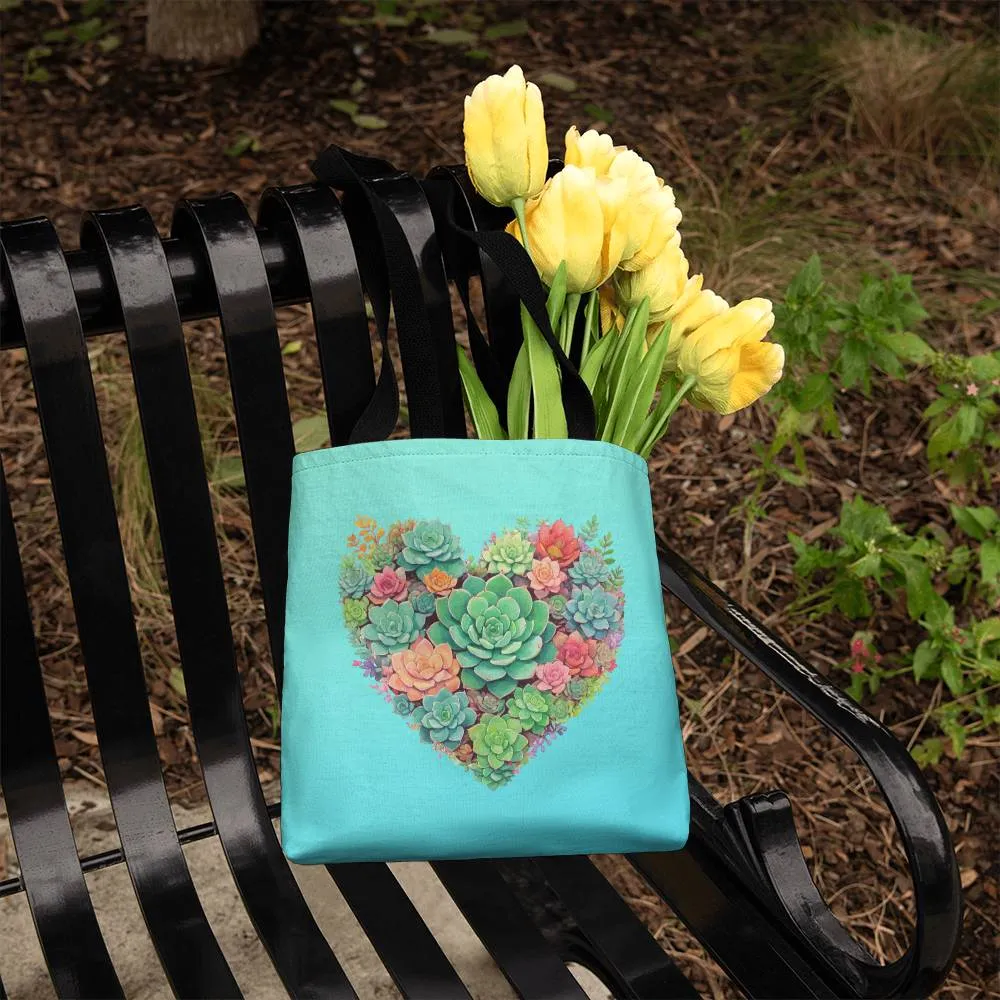 Succulent Heart Classic Tote Bag