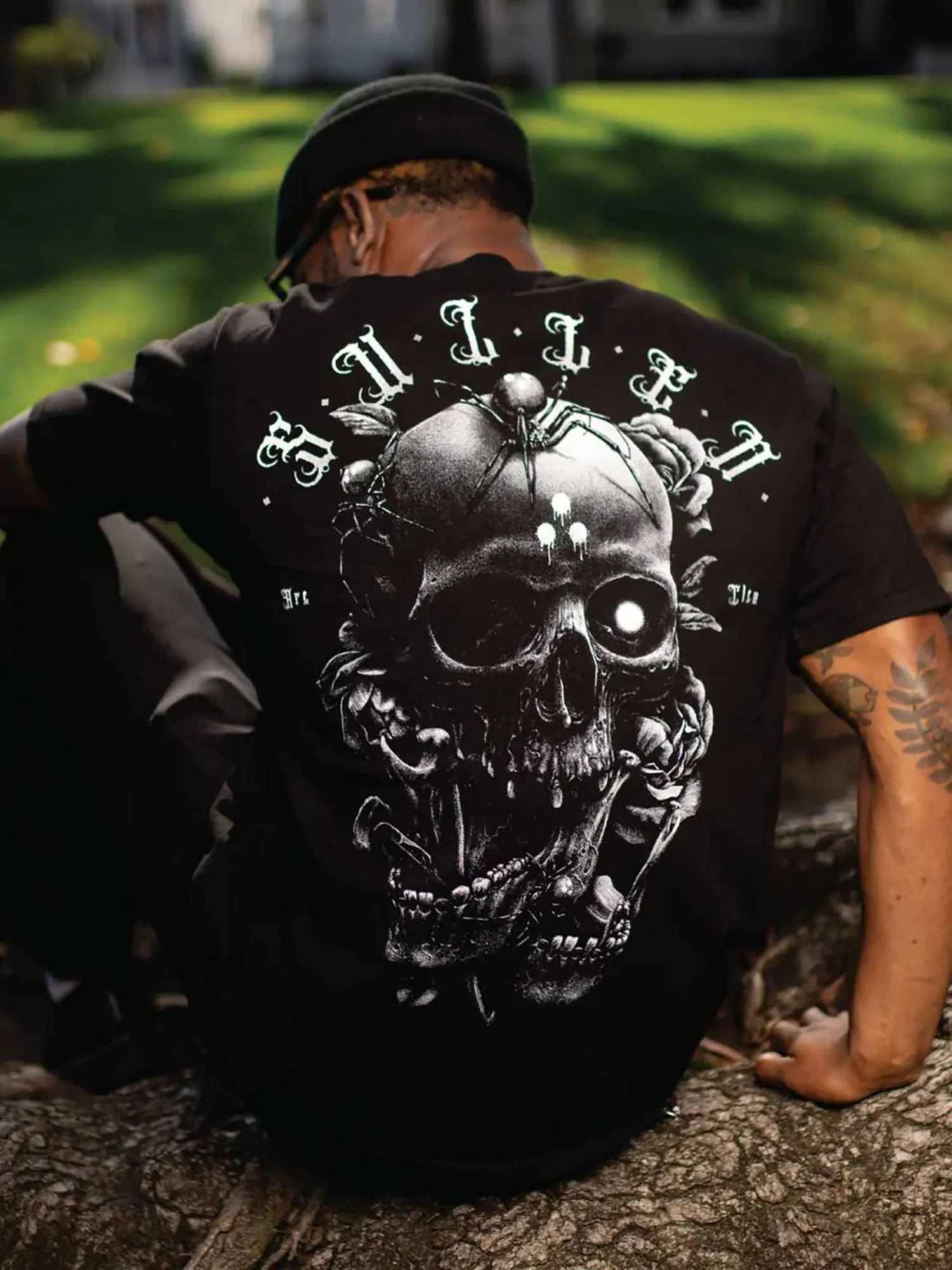 Sullen Men's Blaq Skull Premium T-shirt