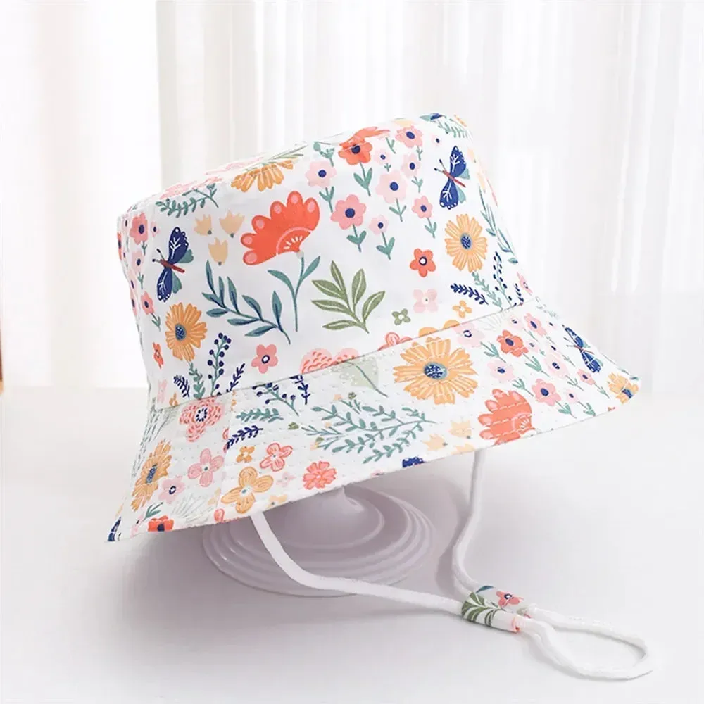 Summer Baby Panama Hat – Cartoon UV Sun Hat for Boys & Girls (Toddler Bucket Cap)