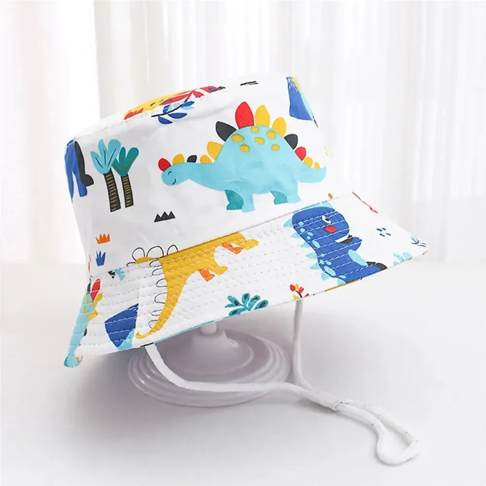 Summer Baby Panama Hat – Cartoon UV Sun Hat for Boys & Girls (Toddler Bucket Cap)