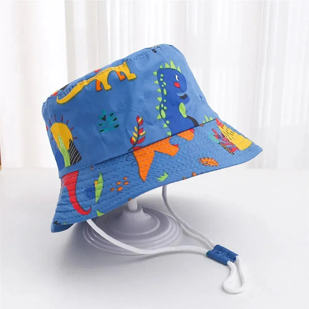 Summer Baby Panama Hat – Cartoon UV Sun Hat for Boys & Girls (Toddler Bucket Cap)