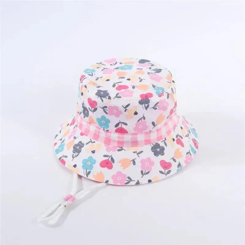 Summer Baby Panama Hat – Cartoon UV Sun Hat for Boys & Girls (Toddler Bucket Cap)