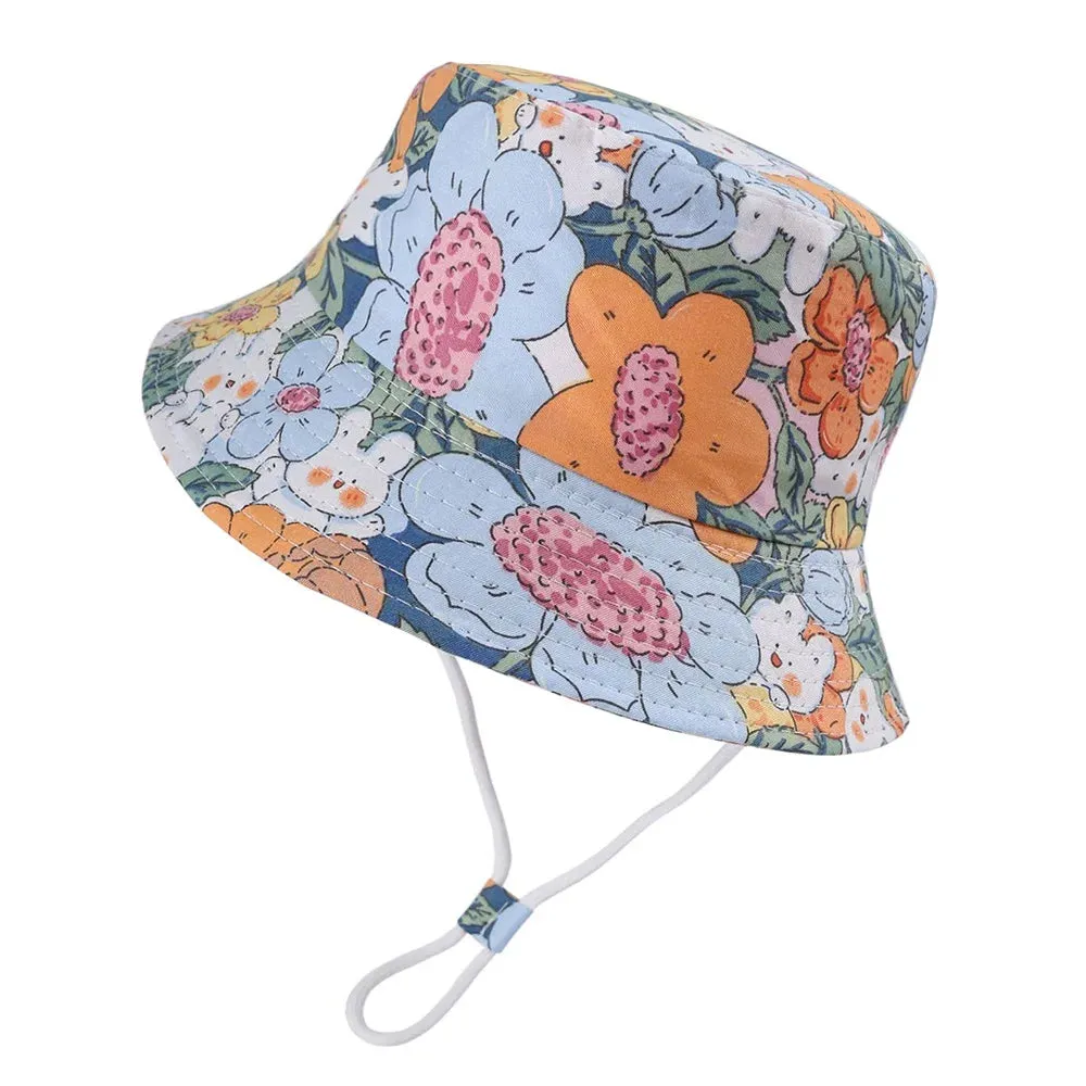 Summer Baby Panama Hat – Cartoon UV Sun Hat for Boys & Girls (Toddler Bucket Cap)
