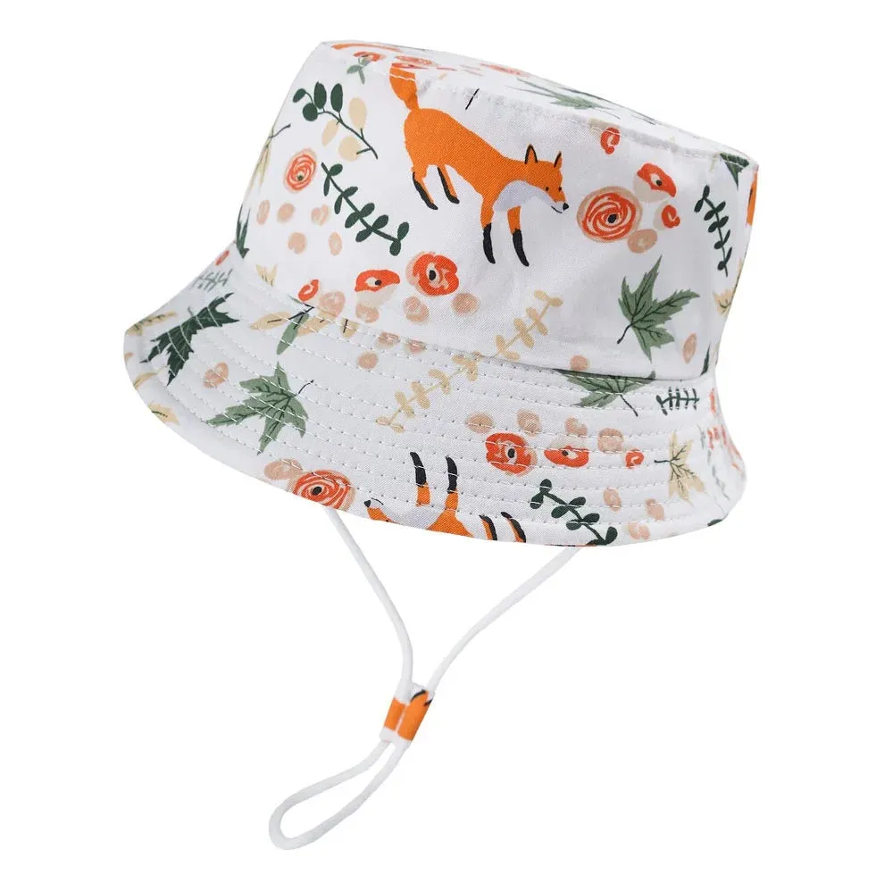 Summer Baby Panama Hat – Cartoon UV Sun Hat for Boys & Girls (Toddler Bucket Cap)
