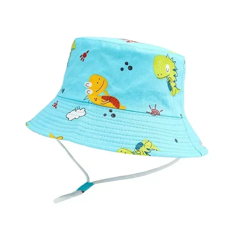 Summer Baby Panama Hat – Cartoon UV Sun Hat for Boys & Girls (Toddler Bucket Cap)