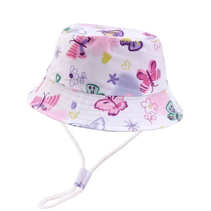 Summer Baby Panama Hat – Cartoon UV Sun Hat for Boys & Girls (Toddler Bucket Cap)
