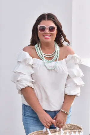 Summer Frills Ruffle Top FINAL SALE