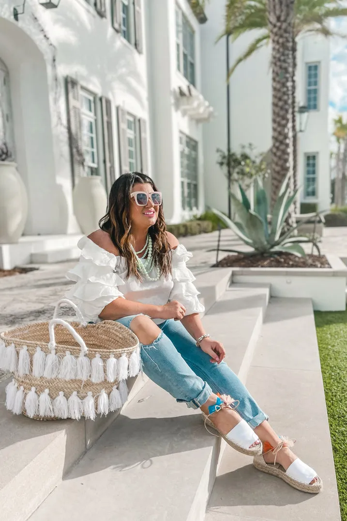 Summer Frills Ruffle Top FINAL SALE