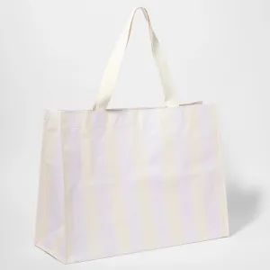 SUNNYLiFE Carryall Beach Bag Rio Sun Pastel Lilac Stripe