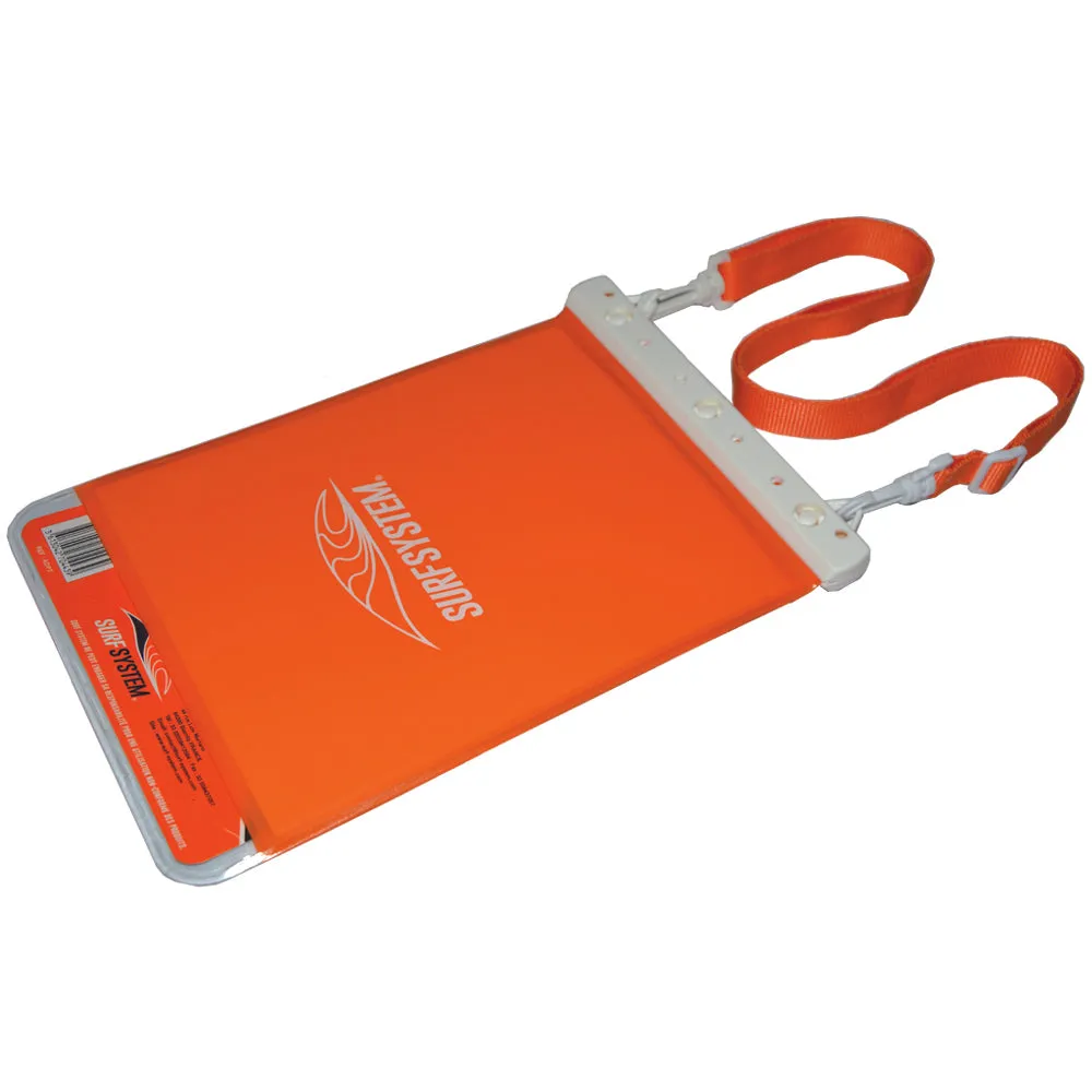 Surf System Waterproof I-pad Tablet Case Orange