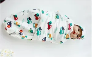 Swaddle Wrap for Infants with Adjustable Wings- Pack of 2