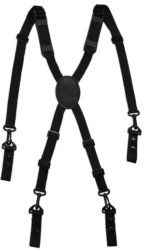 Tactical 365 Operation First Response Nylon Police Duty Belt Suspenders (Metal Hardwear)