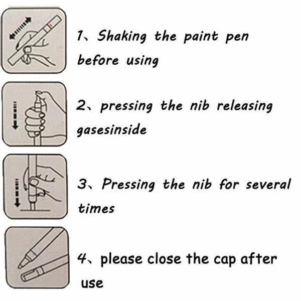 Take Pride in Your Tires! - Waterproof, Non-Fading Tire Paint Pen