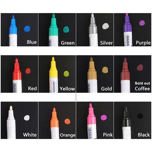Take Pride in Your Tires! - Waterproof, Non-Fading Tire Paint Pen