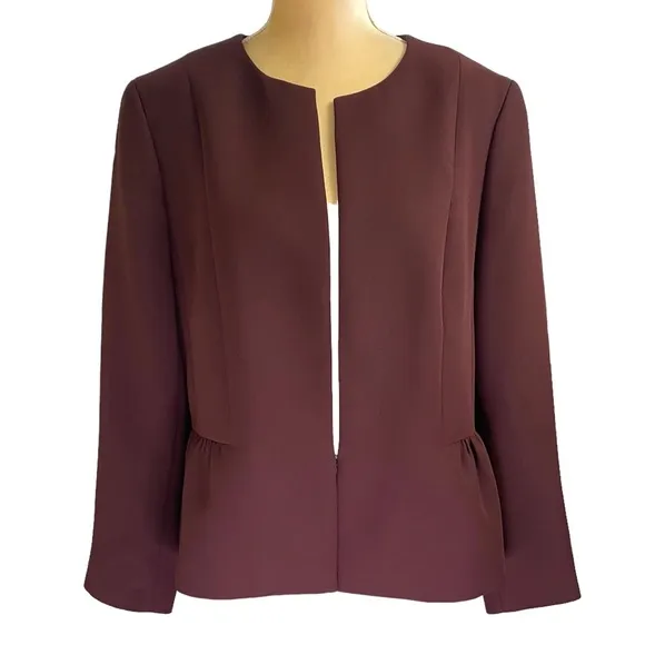 Talbots Seasonless Crepe Jacket Blazer - Size 16
